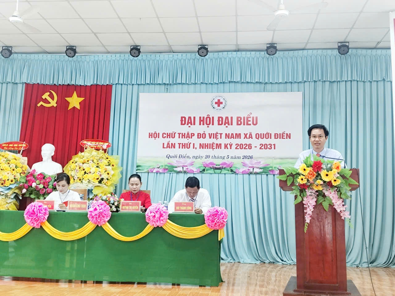 Đại hội Đại biểu Hội Chữ Thập đỏ Việt Nam xã Quới Điền Lần thứ I, Nhiệm kỳ 2026 - 2031