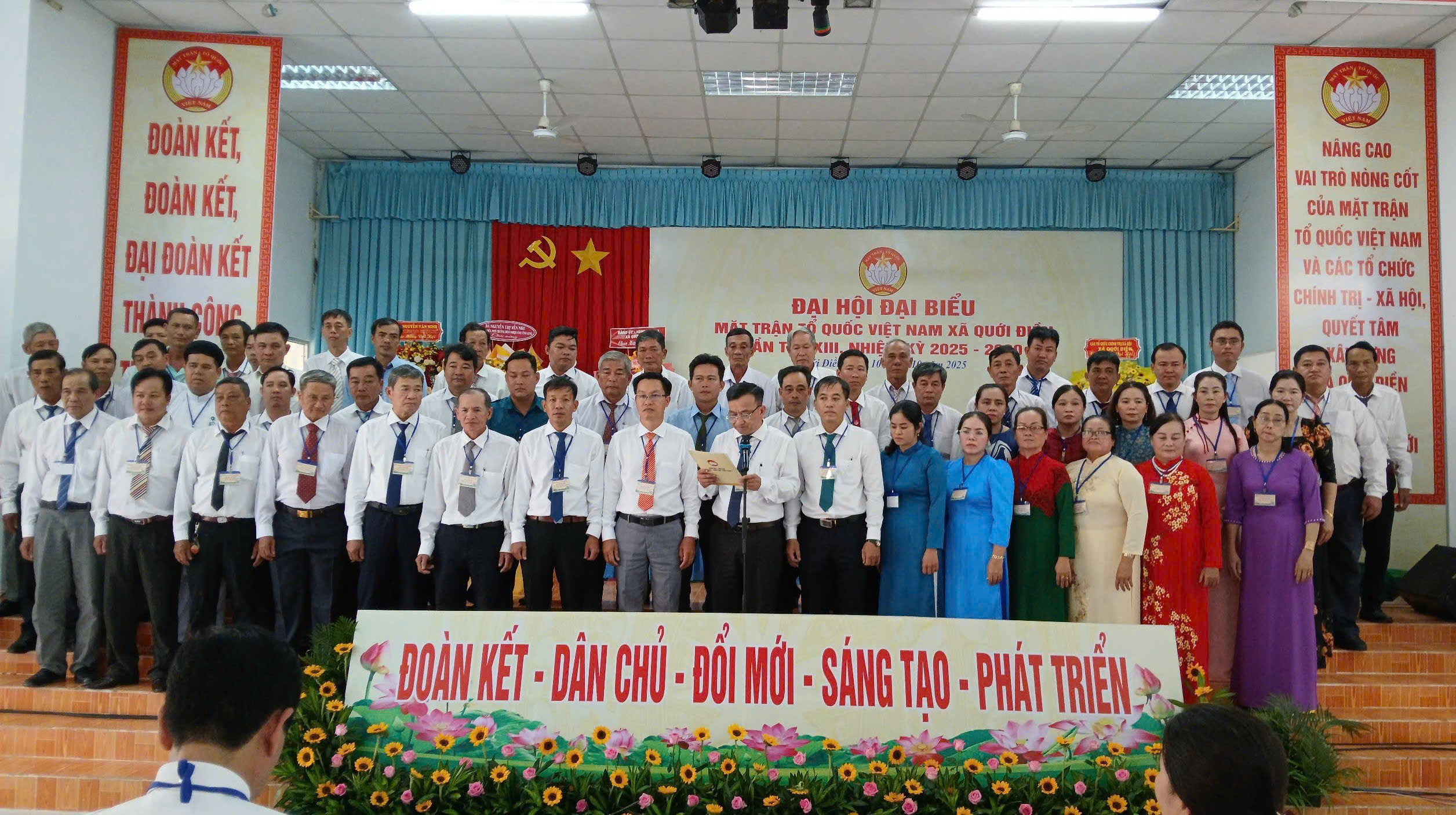 Tuyên truyền
Các chỉ tiêu nghị quyết Đại hội đại biểu
Mặt trận Tổ quốc Việt Nam xã Quới Điền, lần thứ XIII,
nhiệm kỳ 2025 - 2030
