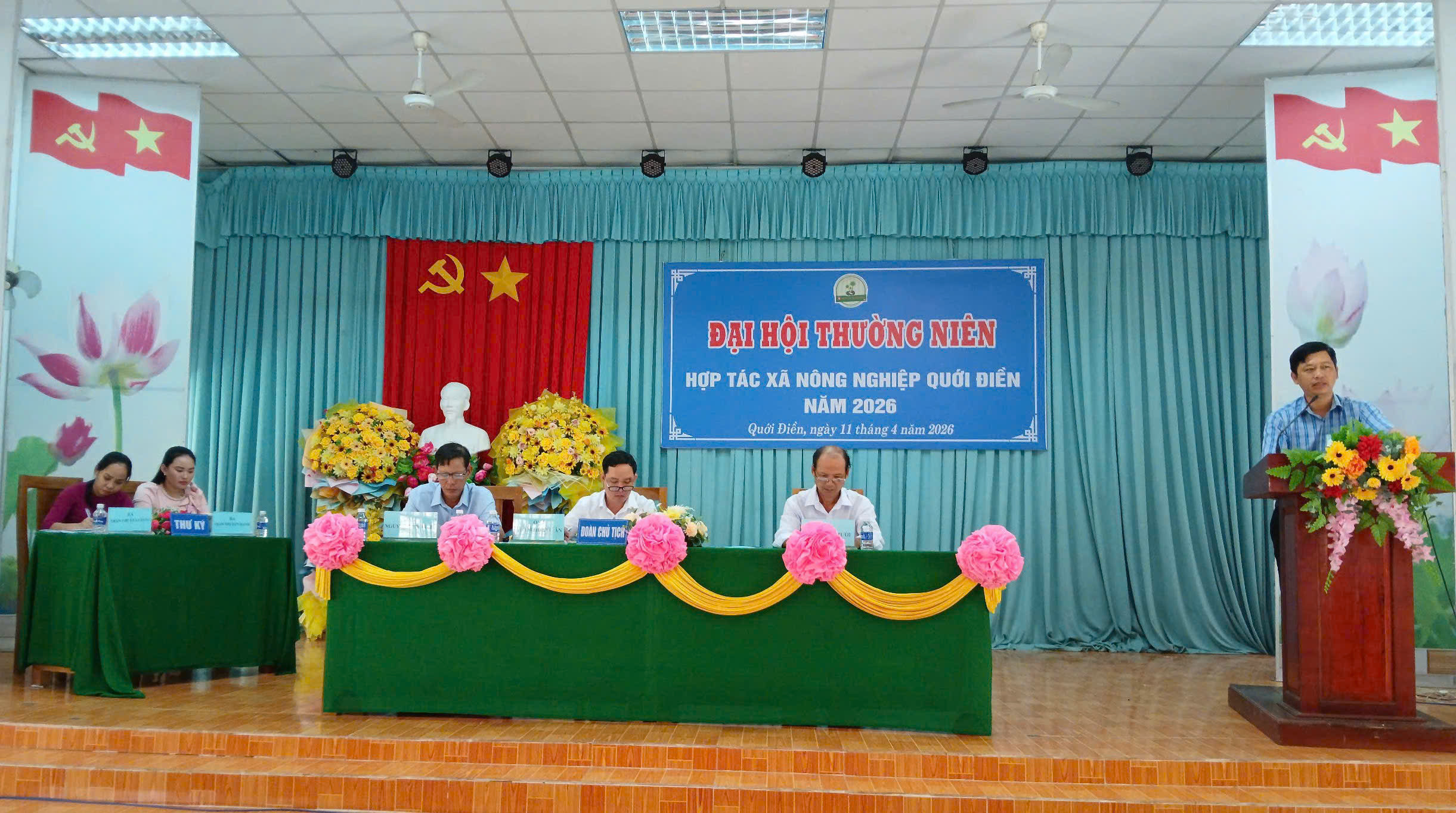 Đại hội thường niên Hợp tác xã nông nghiệp Quới Điền năm 2026