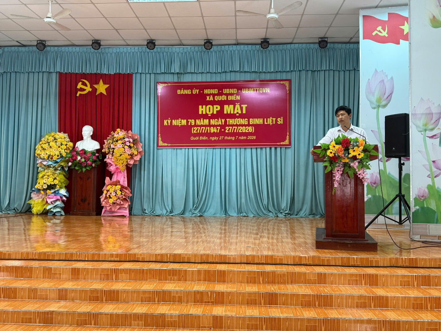 Xã Quới Điền phát huy đạo lý "uống nước nhớ nguồn", thiết thực tri ân người có công với cách mạng nhân kỷ niệm 79 năm ngày Thương binh - Liệt sĩ (27/7/1947 - 27/7/2026)